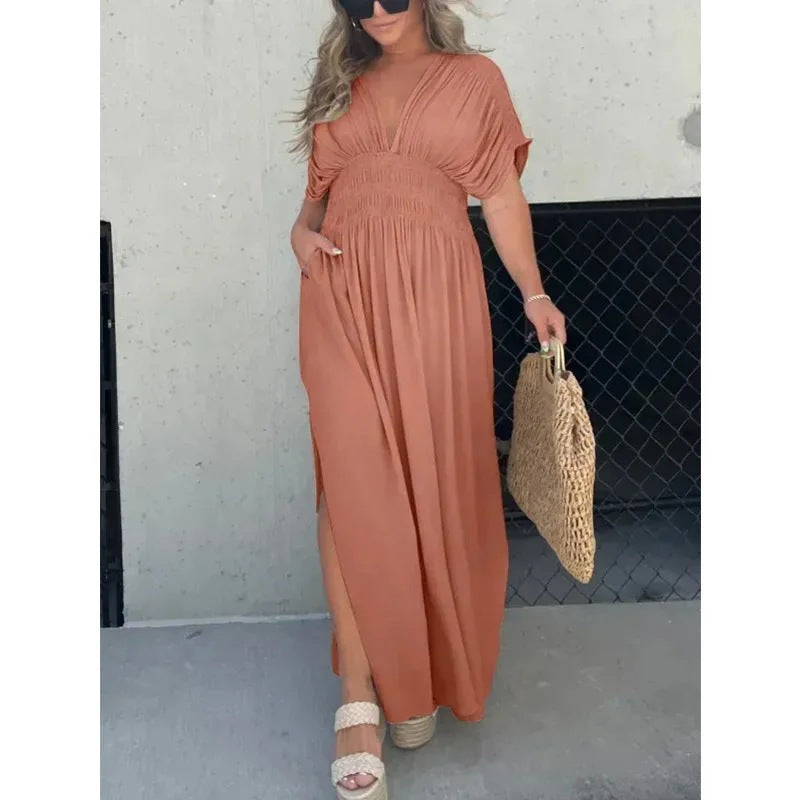 Women's maxi dress in black