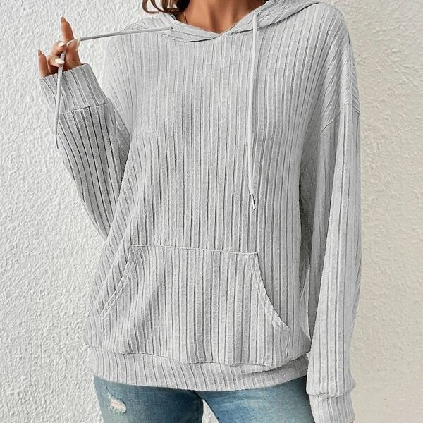 Women's hooded sweatshirt in black