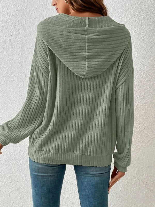 Close-up of hood and drawstring detail
