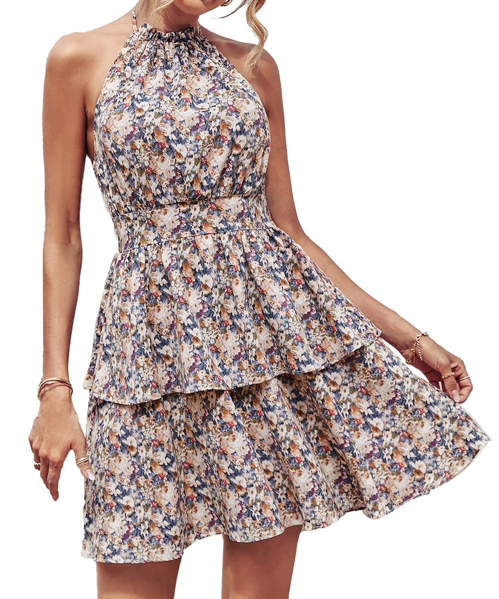 Size guide for women's halter beach dress