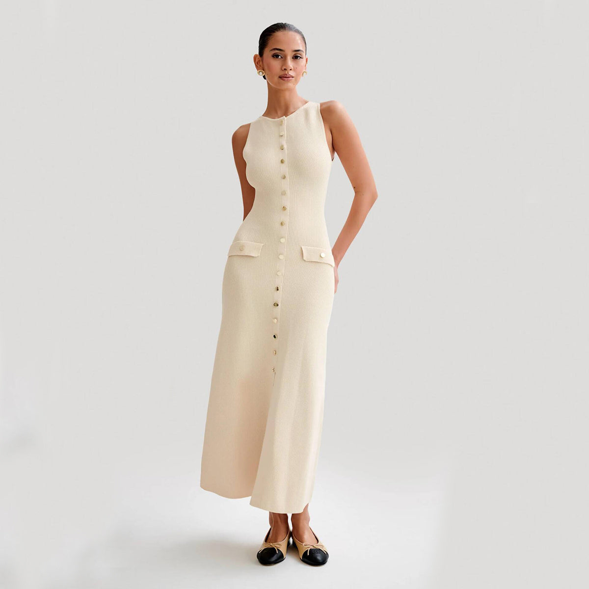 Size guide for women's knitted sleeveless dress