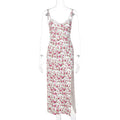 Size guide for women's lace floral suspender dress