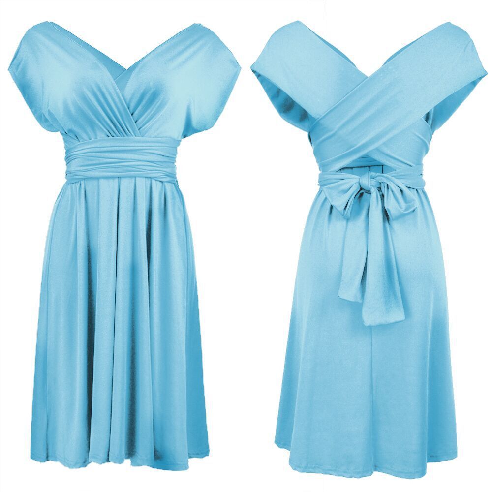 Women's lace-up A-line mini dress, front view