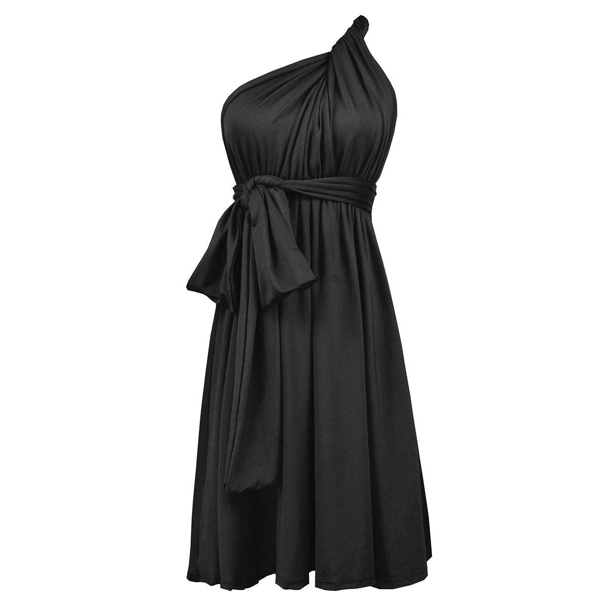 Size guide for women's lace-up A-line dress