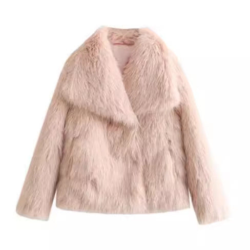 Women's winter coat in wine red
