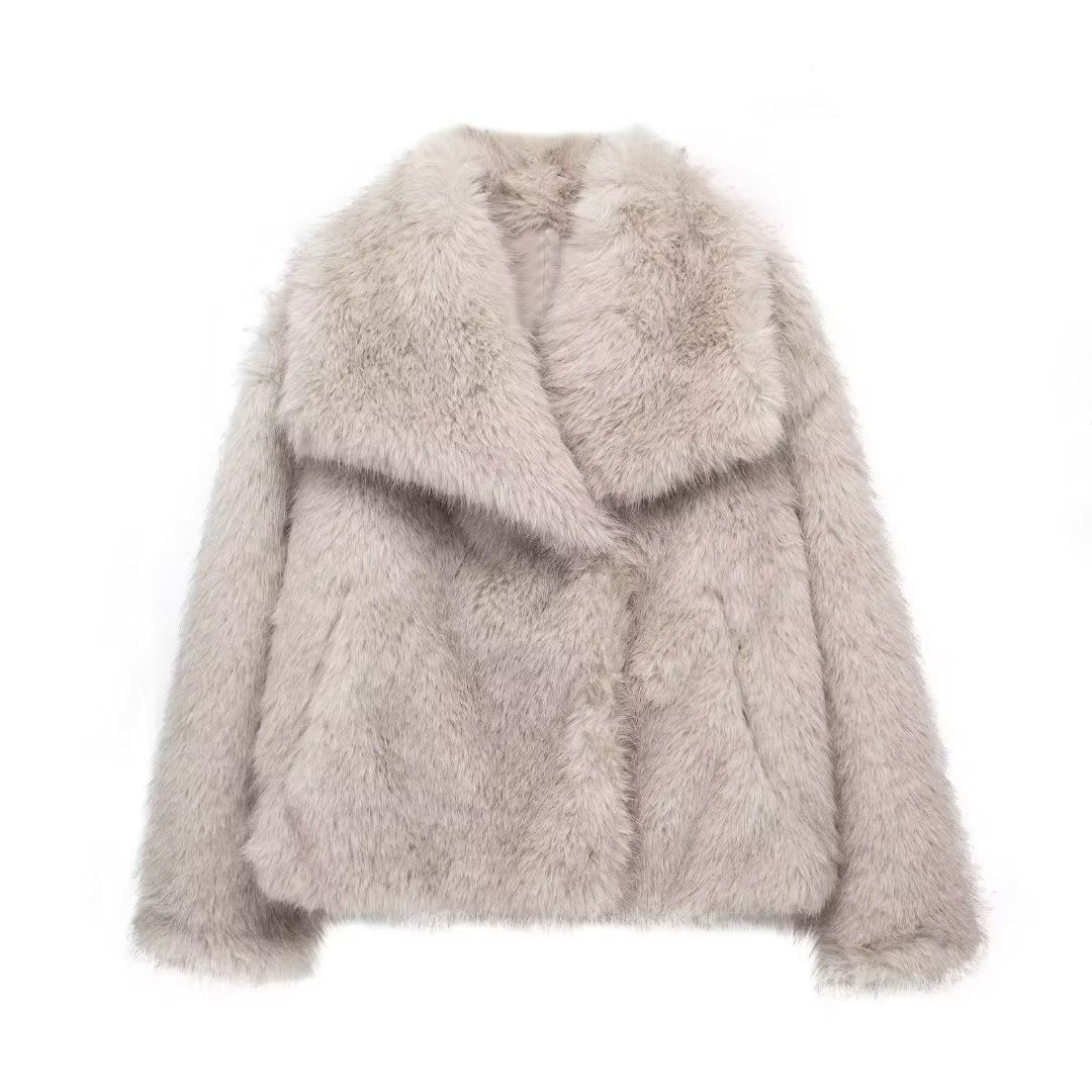 Women's winter coat in camel