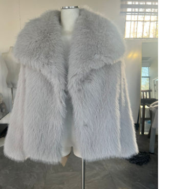 Women's winter coat in greige
