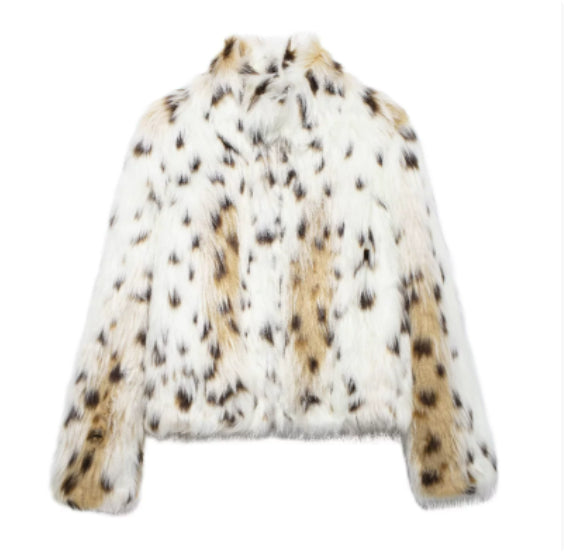 Women's winter coat in white