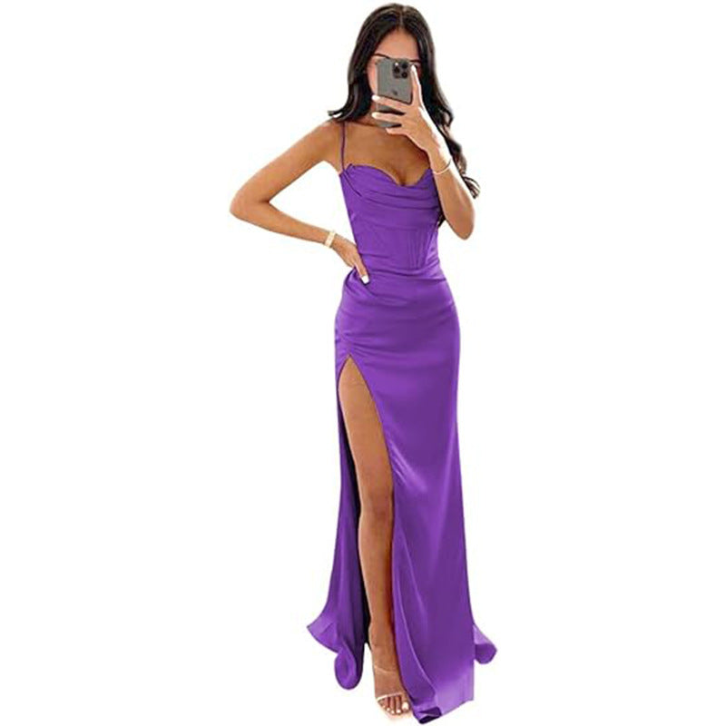 Women's evening gown in black